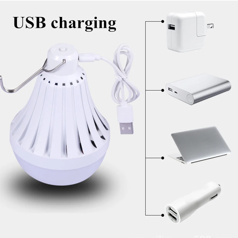 DC5V 12 Вт 20 Вт USB быстрая зарядка лампа светодиодный светильник для кемпинга палатка светодиодный перезаряжаемый лампады