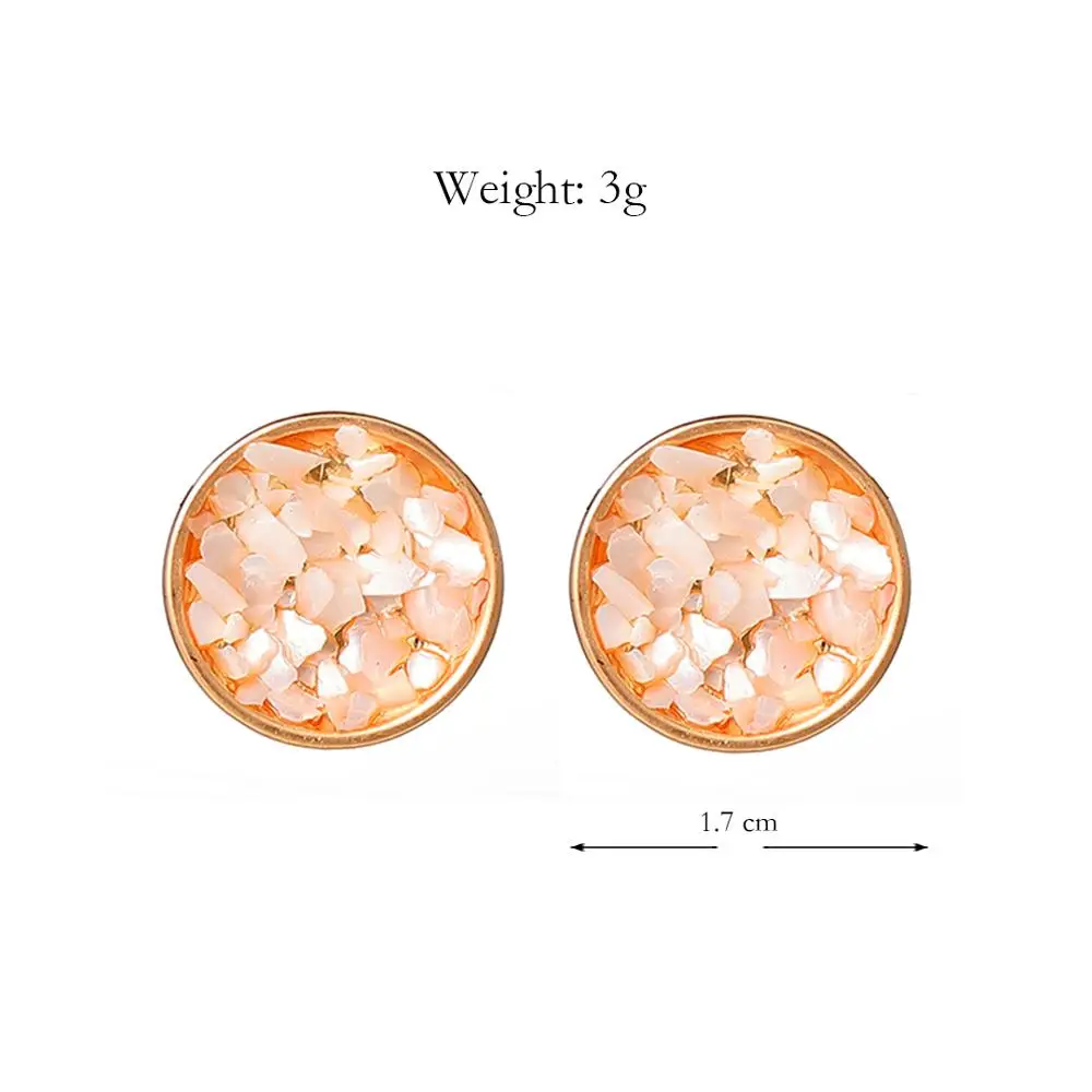 YULUCH популярные индивидуальные женские круглые золотые металлические