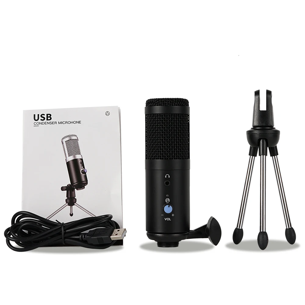 USB микрофон компьютерный конденсаторный для прямой трансляции|Микрофоны| |
