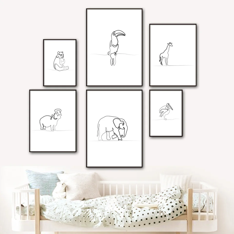 Настенная живопись на холсте Декор для дома лама кот цитата скандинавский постер