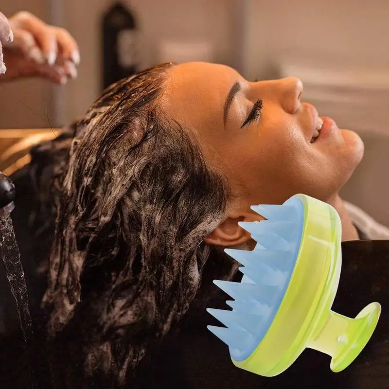 1 шт. спа для похудения Массажная щетка силикон головы шампунь тела массажа