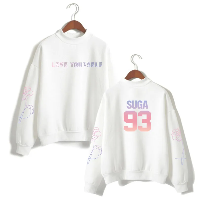 Jung kook 97 loveyourself Толстовка в стиле bangtan love yourself rapmonster 94 Женская harajuku kpop Hope World