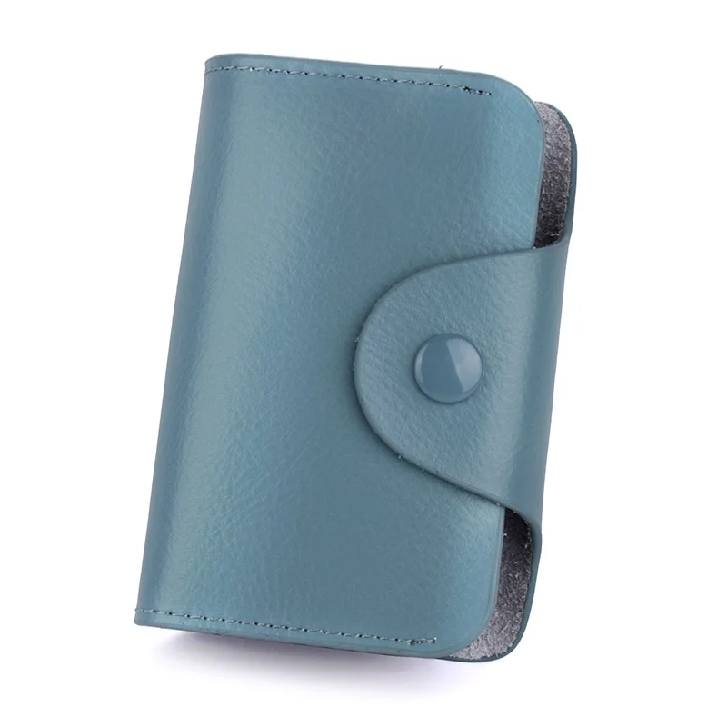 Новинка чехол для карт держатель кредитных аккордеон кошелек из натуральной