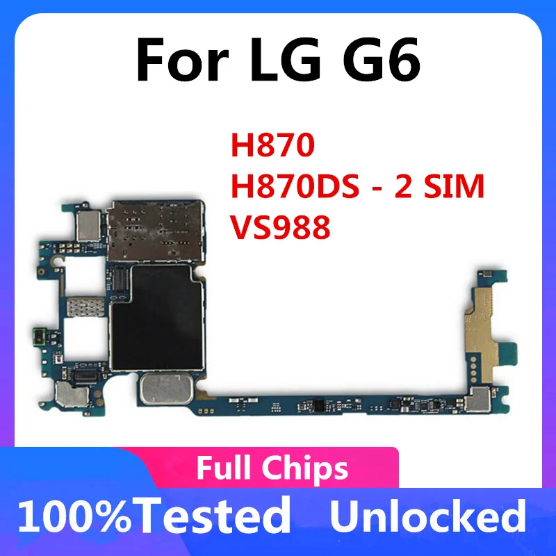 Для LG G6 H870 VS988 материнская плата разблокированная хорошо работает для с заменой