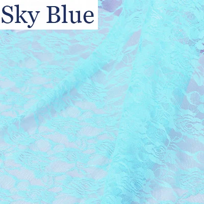Sky blue 10 м белый кружевной фон свадебное украшение арки вечерние скатерти Декор кружевной ткани драпировка студийный свадебный фон, ткань - Цвет: Sky blue