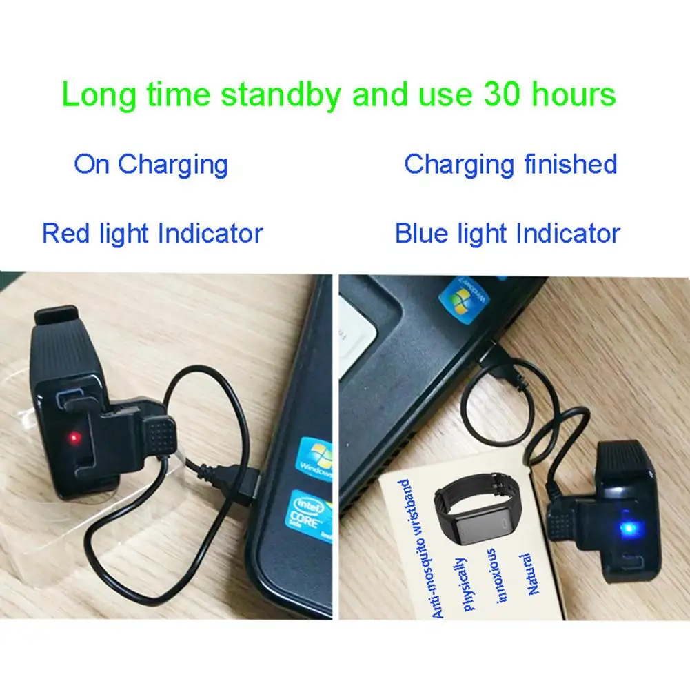 

Mosquito Repellent Bracelet Mosquito Bands Ultrasonic Plant Oil Pest Control Repeller Wrist Band