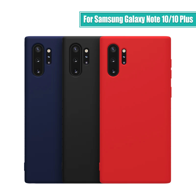 NILLKIN для samsung Galaxy Note 10 чехол силиконовый Гладкий защитный note plus 6 3 ''/6 75''| |