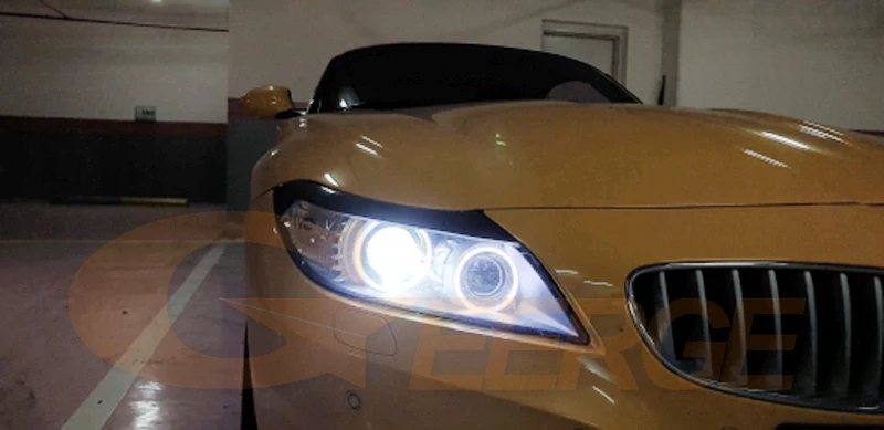 Отличный ультра яркий COB led Ангельские Глазки halo кольца автомобильный Стайлинг