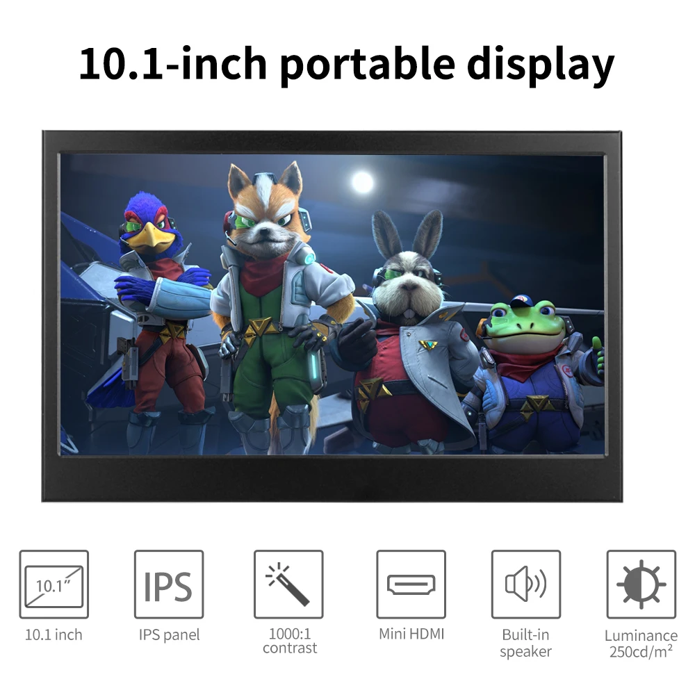 10 1″ touch portable monitor 2560x1600 usb hdmi compatible computer windows 10 for ps4 switch xbox phone laptop gaming monitor free global shi