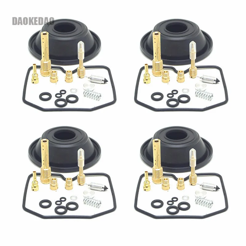 

For Suzuki Bandit 600 GSF600S GSF600 GSF S 1996-2003 4 Carburetor Repair Kits Carb Parts Main Pilot Jets Gasket Diaphragm Vacuum