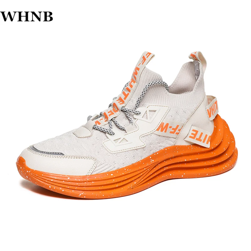 

WHNB Blade Sneakers Men Super Light Breathable Flying Weaven Shoes Casual Male Comfortable Tenis Trainers Zapatos De Hombre