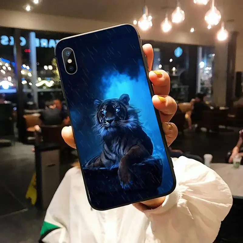 

Ferocious tiger fashion cool Phone Case for iPhone 11 12 pro XS MAX 8 7 6 6S Plus X 5S SE 2020 XR