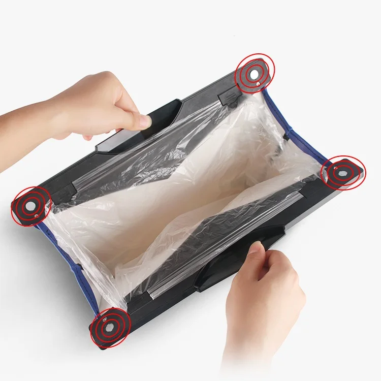 Складной мешок для мусора на спинку сиденья автомобиля из ПУ кожи|Мусорка в авто|