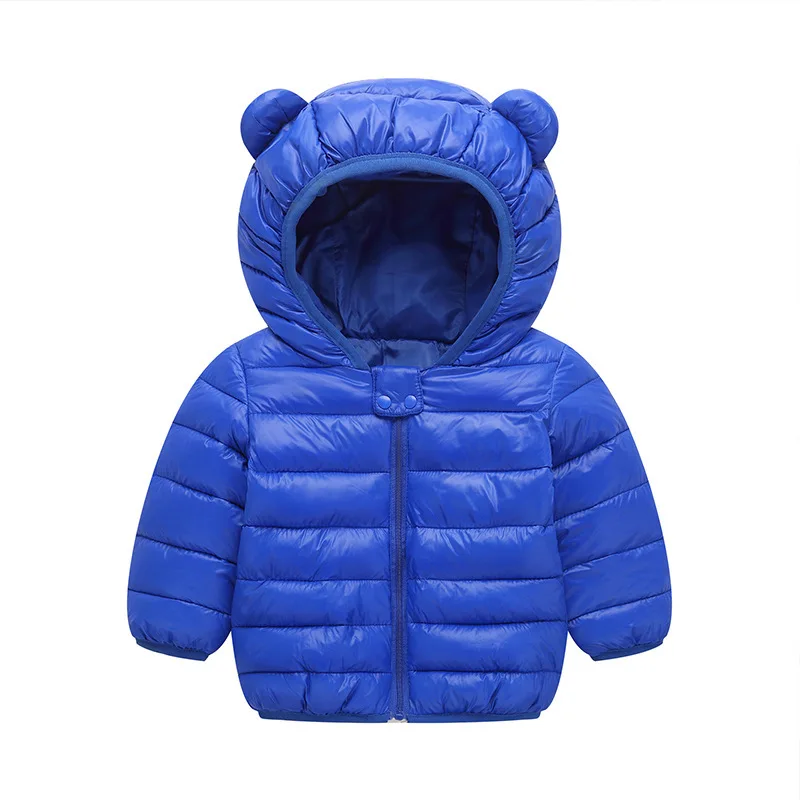 Cute Baby Girls Jacket Kids Boys Light 2021 New Down Cotton Warm Coats Clothes Infant children's outerwear clothing for Boy Coat