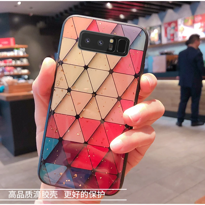 Блестящий чехол для Samsung Galaxy S10 S10e + роскошная сетка с сердечками и леопардовым