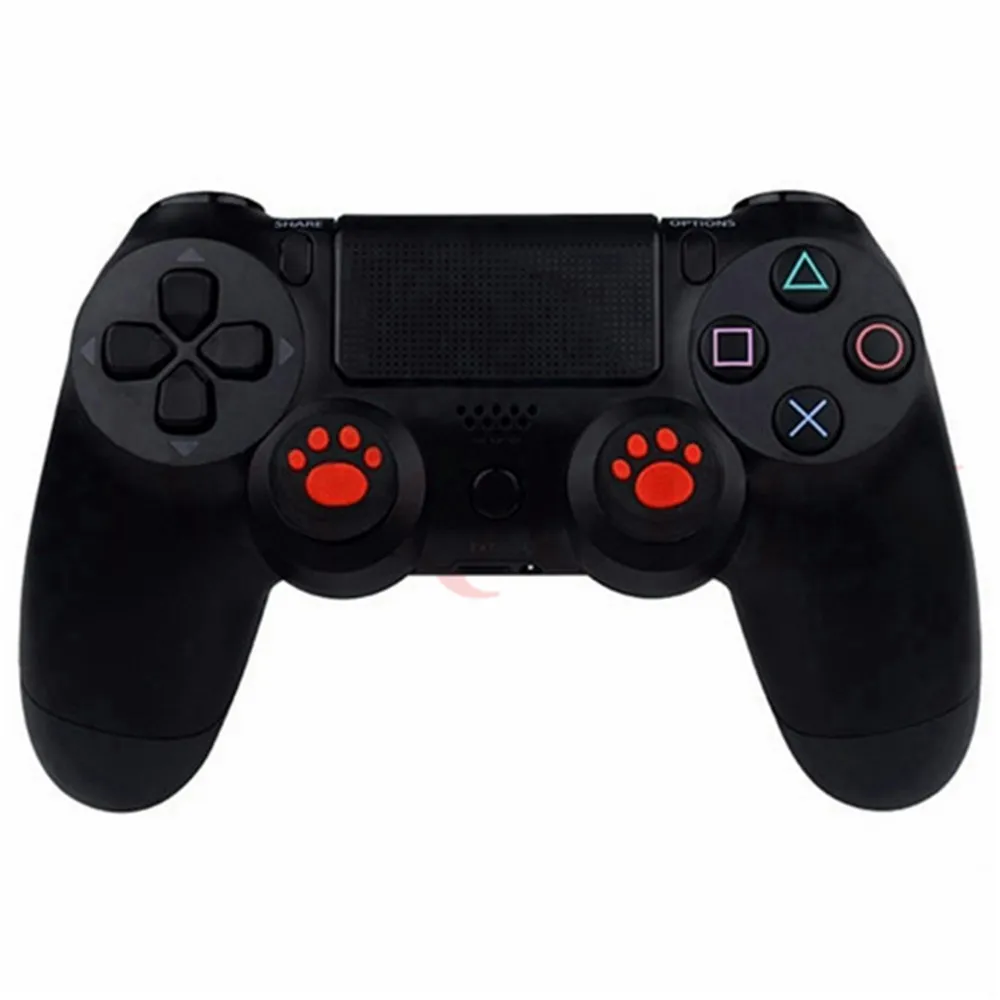 4 шт. силиконовые аналоговые ручки IVYUEEN для Sony PlayStation PS4 Slim Pro колпачки контроллера