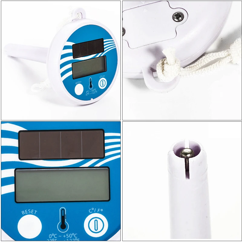 Цифровая водяная плавающий термометр плавательный бассейн спа Температура воды