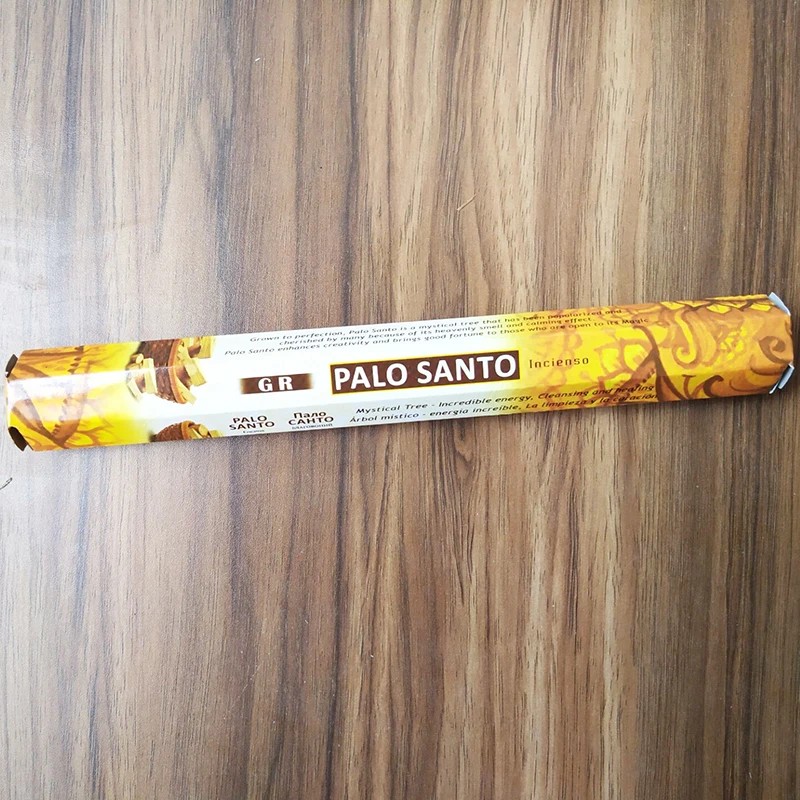 PALO SANTO 1 коробка белый шалфей ладан палочки индийская палочка ладан s медитация Лаванда Аромат для дома Insence может выбрать медную горелку - Аромат: PALO SANTO