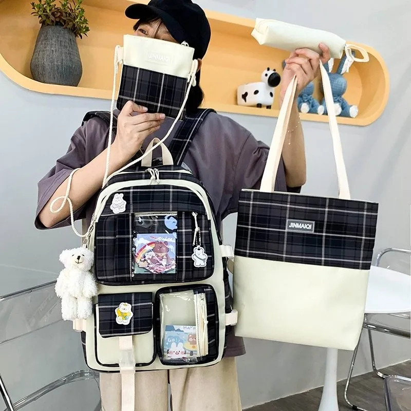 

Cute Women's backpack High capacity School bags for girls 2021