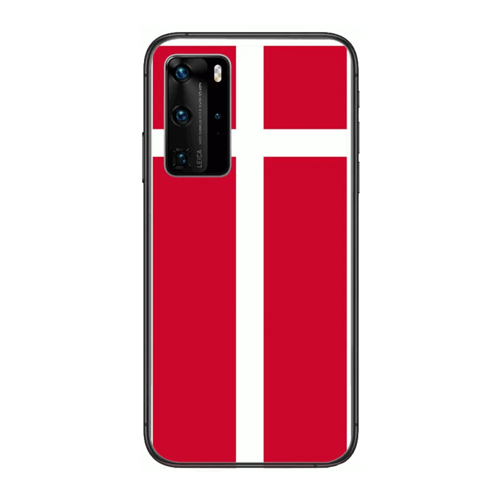 

National Flag Patriotism Phone Case For Huawei P 40 30 20 10 Lite Smart Z Pro Black Etui Coque Painting Hoesjes comic fashion