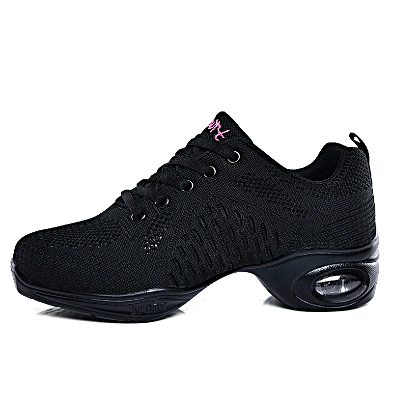 Женские кроссовки с мягкой подошвой дышащая Спортивная обувь для танцев джаз хип