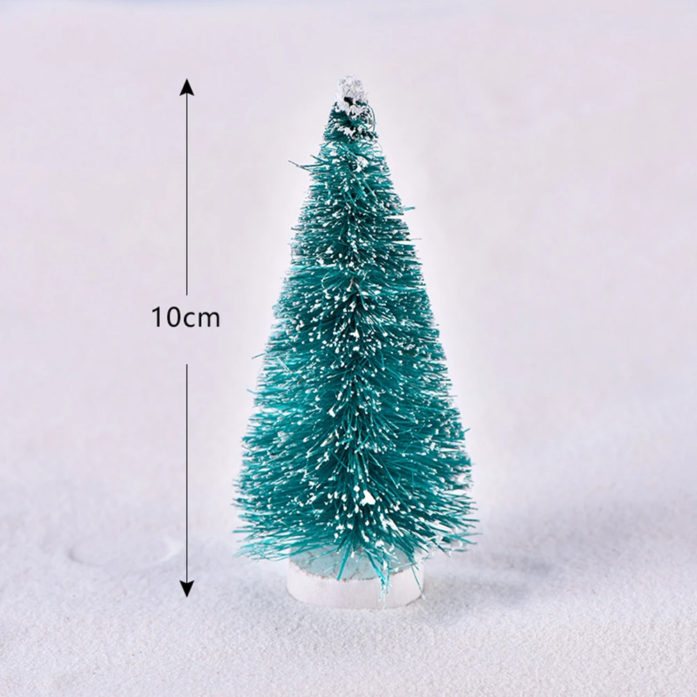 

Mini Artificial Snowy Xmas Tree Pine Model Terrariums Micro Landscape Decoration Building Trains Railroad Layout Scenery toy Kid