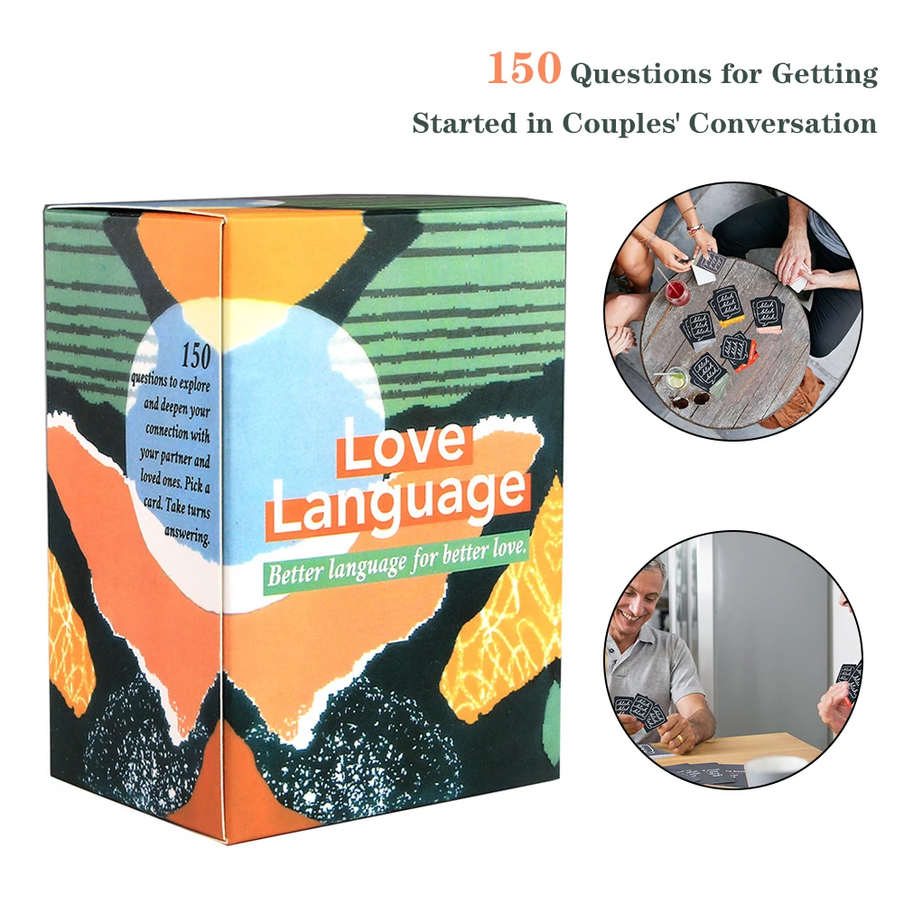 

Couple Card Game 150 Conversation Fun Starter Icebreaker Questions Cards for Strong Relationship in Game Nights Date Night