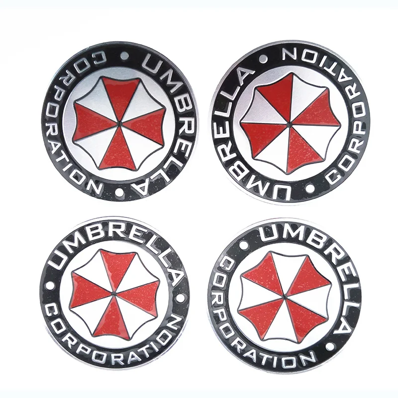 3D алюминиевая Автомобильная наклейка Umbrella Corporation для Citroen Peugeot 206 207 208 301 307 308 407 2008