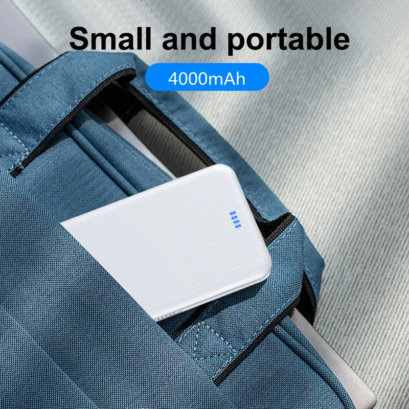 

For MagSafe Power Bank 4000mAh Wireless Charging Mobile Power For iPhone 12 Pro Max Mini Xiaomi Magnetic Wireless Charger
