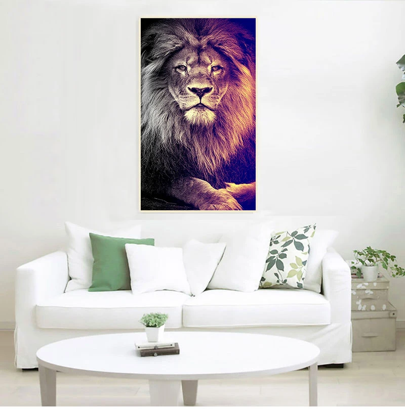 

Lions wild animal lion king Canvas Art Painting Posters and Prints Cuadros Wall Art Picture for Living Room Home Decor