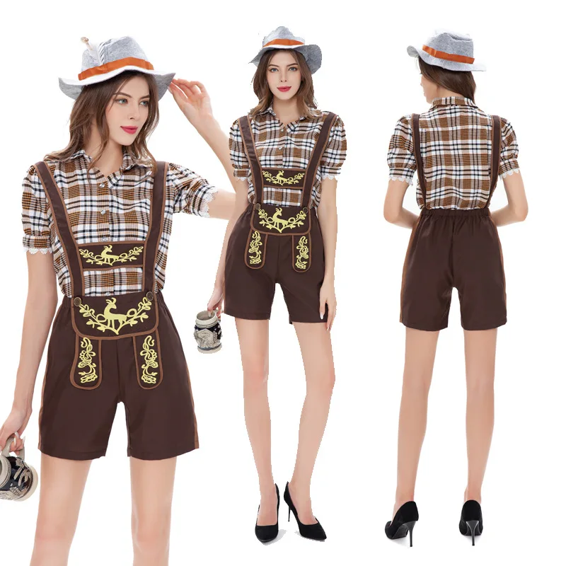 

Halloween German Oktoberfest Costume Female Adult Beer Costume Cosplay Night Club Stage Costume