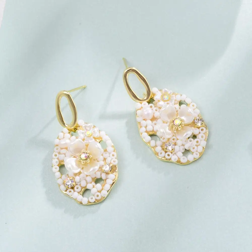 Женские Висячие серьги с барочным жемчугом нестандартные декоративные капельки