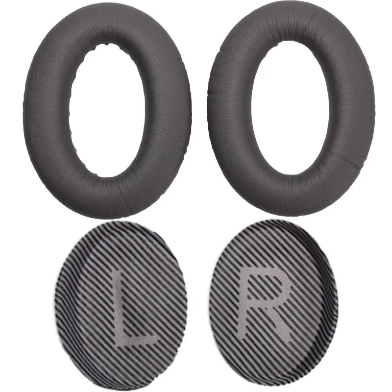 Темно-серый Сменные амбушюры для BOSE QC35 для quietкомфорт 35 и 35 ii наушники с памятью пенные Ушные подушки высокого качества - Цвет: Темно-серый