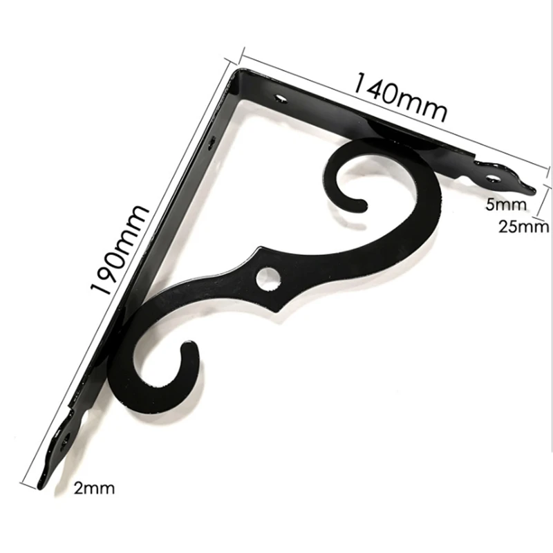 

Floating Shelf Brackets, 4 Pack Decorative Corner Brace Support for Wall Mount Shelves