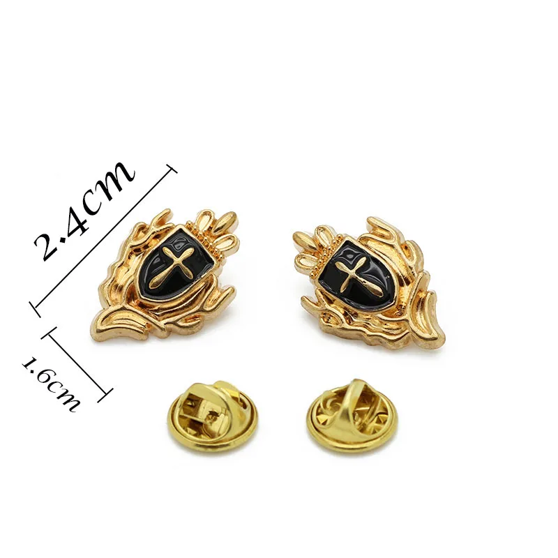 Мужская эмалированная брошь в виде крыльев рубашки | Украшения и аксессуары