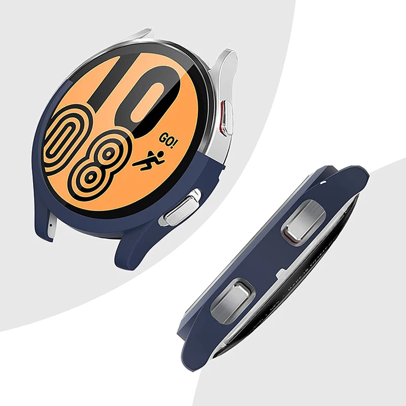 Watch Case For Samsung Galaxy Watch 4 44mm PC Matte Cover  Protective Compatible Galaxy Watch 4 40mm Clock Bumper Shell