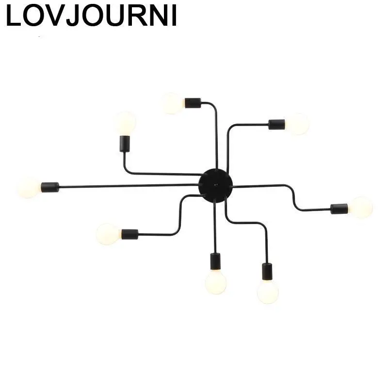 Teto винтажная лампада Sufitowa Lustre Home Luminaria Lampen современное освещение Lampara De Techo
