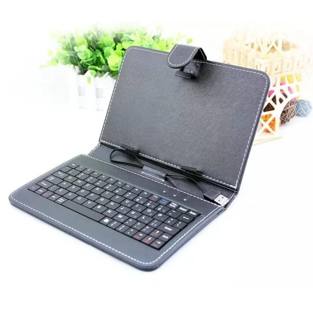 

8.1 inch/10 inch tablet computer universal leather case with keyboard leather case protective shell tablet computer shell