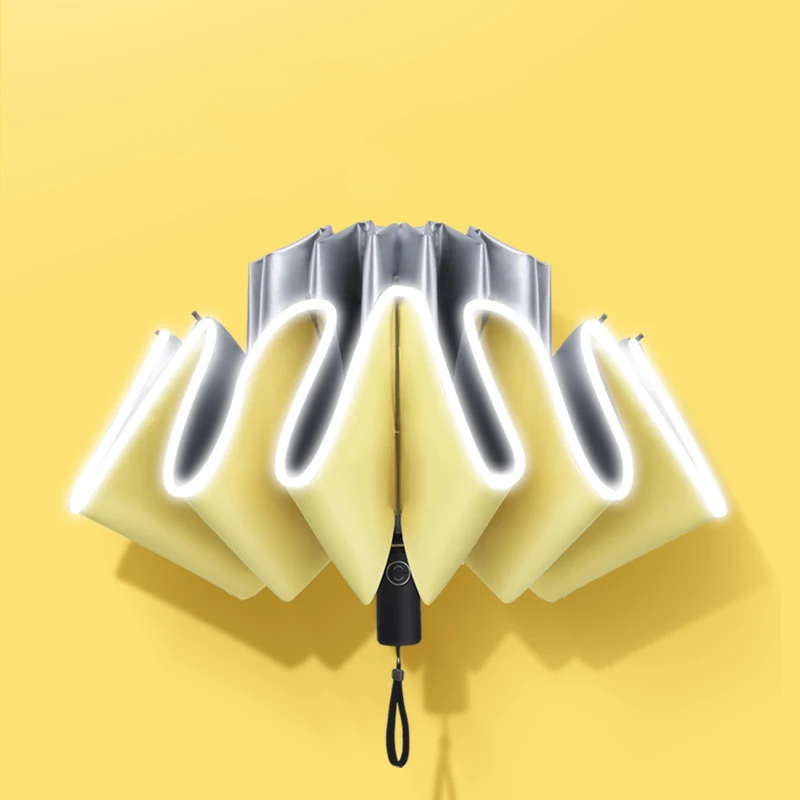 Новый автоматический зонт обратного сложения Алюминий сплав 10 кости очень