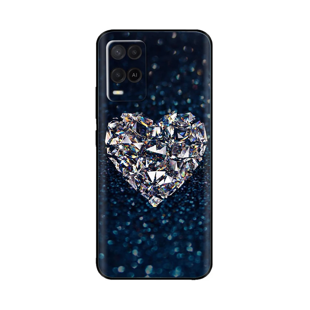 For Oppo A54 Case Cover for Oppo A54 Butterfly Floral Protective Case for OPPOA54 A 54 4G 5G Silicon Soft TPU Phone Bumper Coque