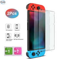 yuxi 2pcs tempered glass screen protector film for nintend switch ns screen protection glass for switch lite accessories