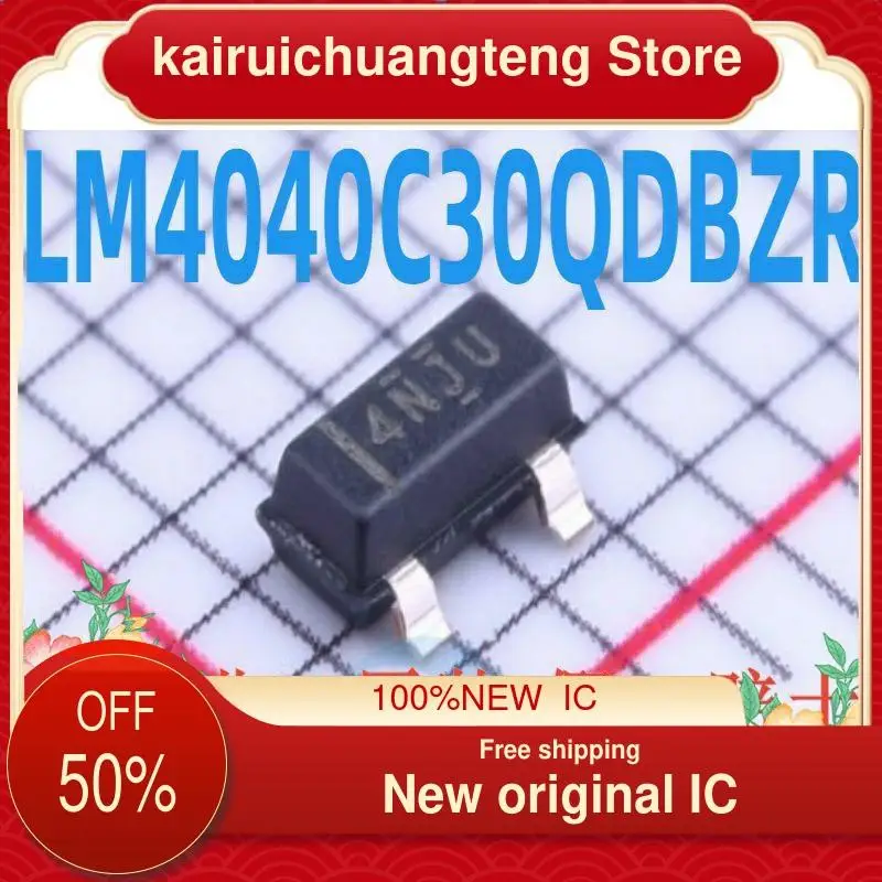 

(1 шт.) LM4040C30QDBZR 4NJU SOT23 новый оригинальный IC