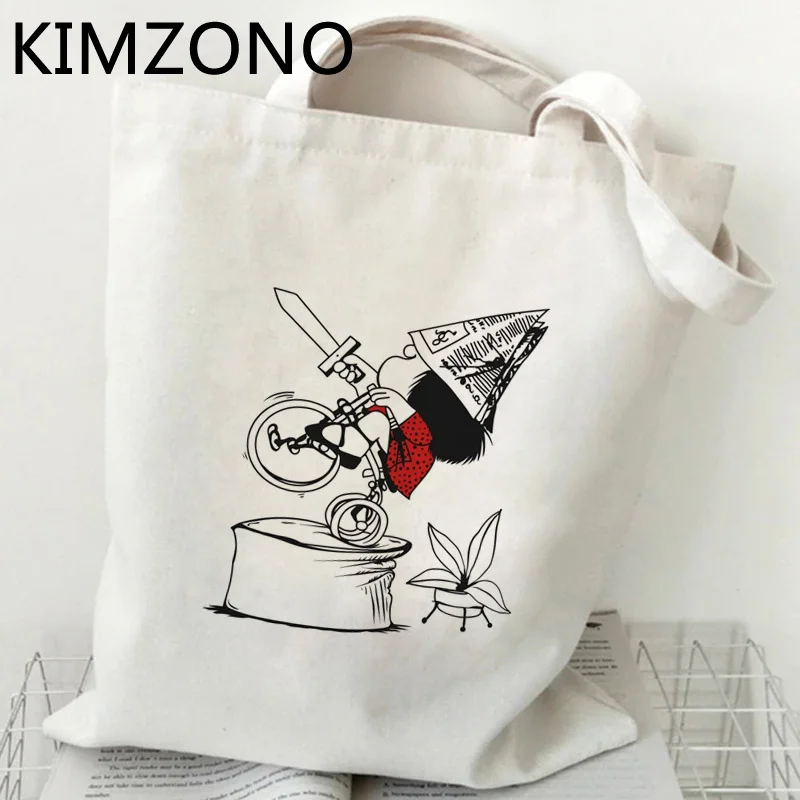 

Mafalda, сумка для покупок, продуктовая Джутовая сумка, шнурок, шоппер, сумка