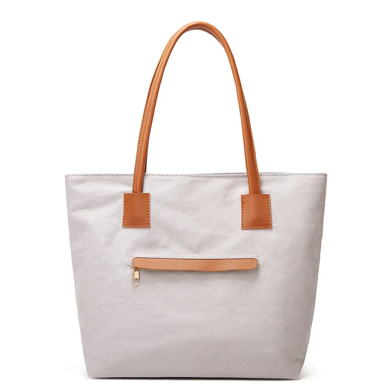 

European And American Tide Bag Winter New Canvas Women's Bag Portable Wild Large Capacity Beautiful And Generous JT230033