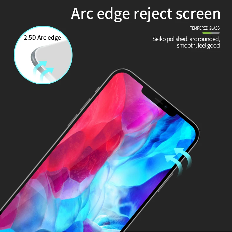 

For iphone 12 Pro Max 6.7 Inch Glass Tempered MOFi 9H Protective Film For iphone Pro Max Screen Protector Tempered Glass