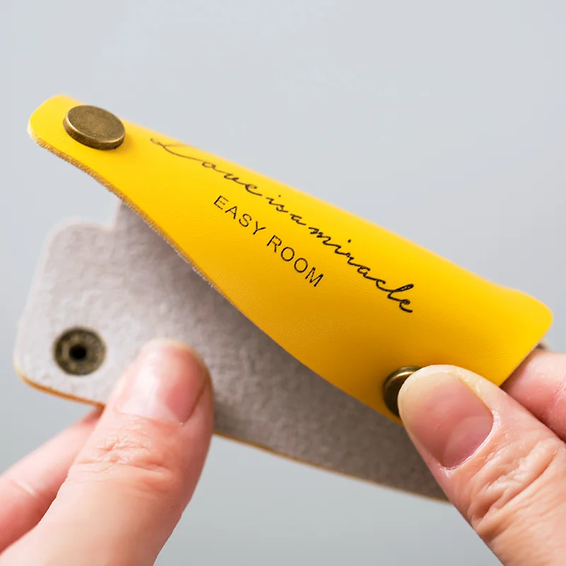 1 шт. Настольный держатель для телефонных кабелей кожаный зажим наушников