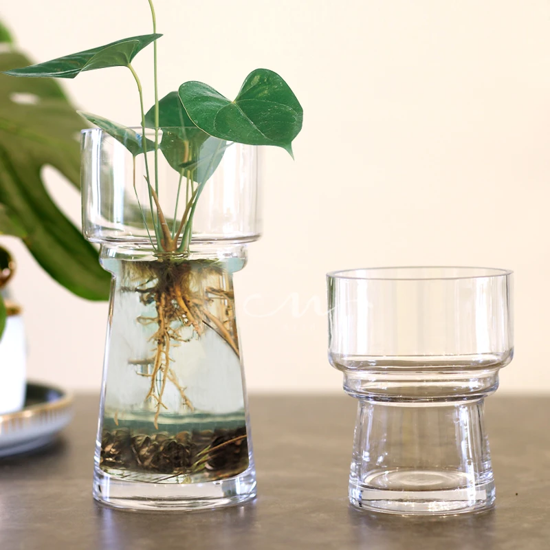 Стеклянный подсвечник домашний декор отель свадьба креативная ваза для цветов