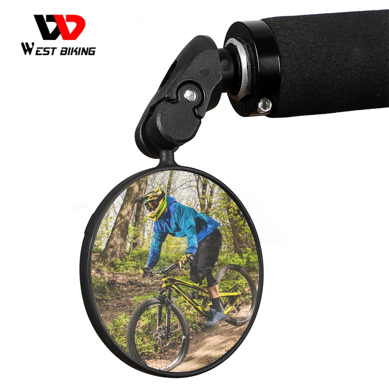 Зеркало заднего вида для велосипеда с поворотом на WEST BIKING градусов | Спорт и