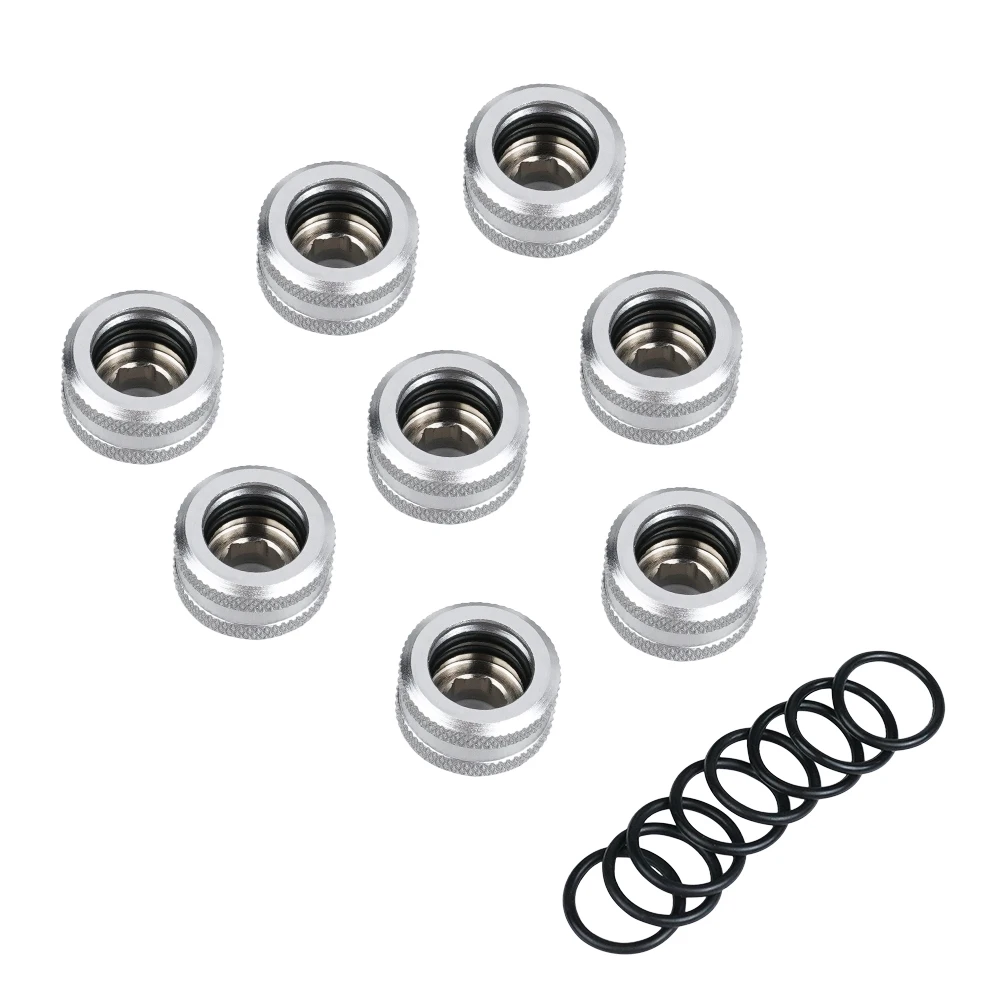 8 шт. фитинги для жестких труб внешний диаметр 14 мм компьютера резьба G1/4&quot|Кулеры