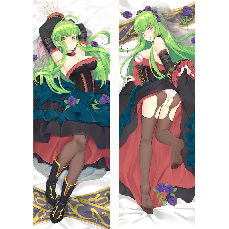 Аниме Code Geass: Lelouch of the Rebellion Dakimakura Чехол персонажей Nunnally Lamperouge & C.C. с длинной